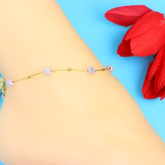 Elegant Handmade Anklet – Perfect for Women & Girls | Ideal Gift Option, DYC1424 - Picture 8 of 10